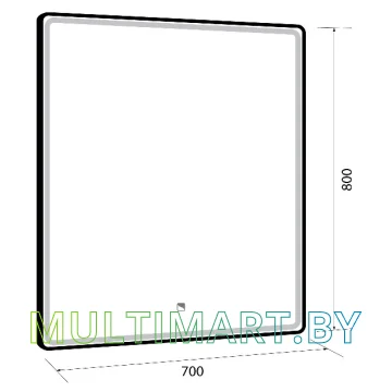 Зеркало Dreja Point 70x80 99.9028 картинка 5